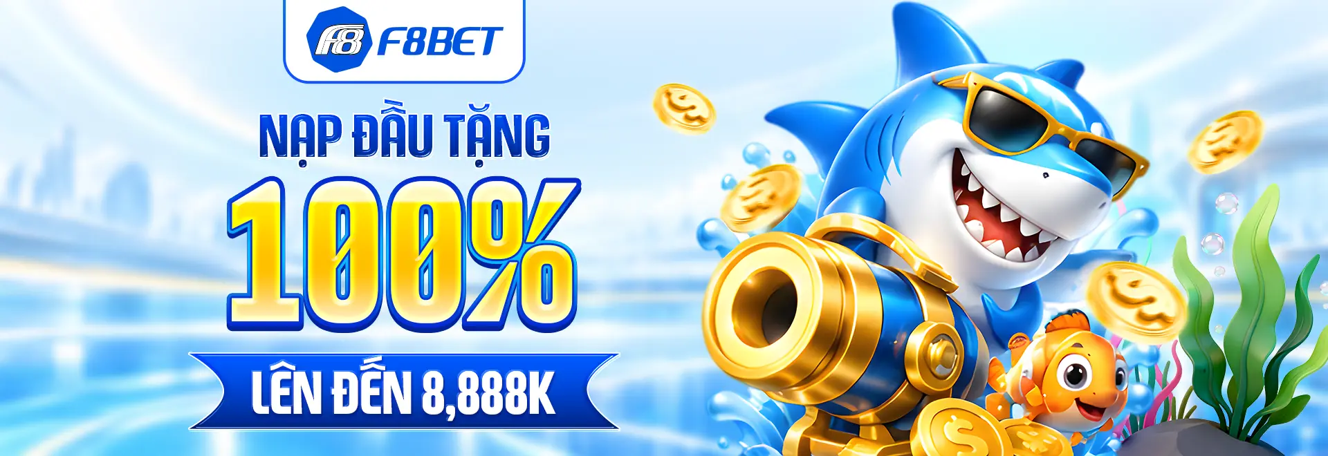 sự kiện tặng tân thủ nạp đầu 8888k tại f8bet casino